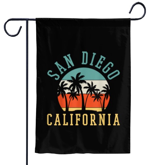 San Diego California Summer Vacation Vacation Garden Flags