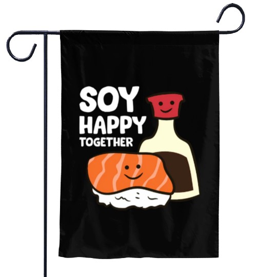 Sushi Japanese Soy Happy Together Sushi And Soy Garden Flags