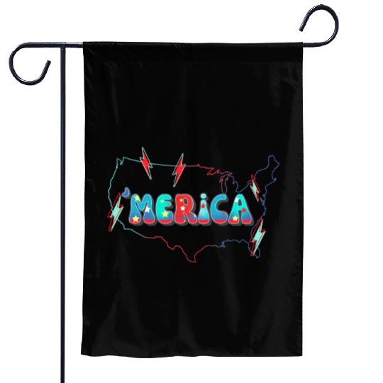 Merica Happy 4Th Of July Independence American Day Garden Flags