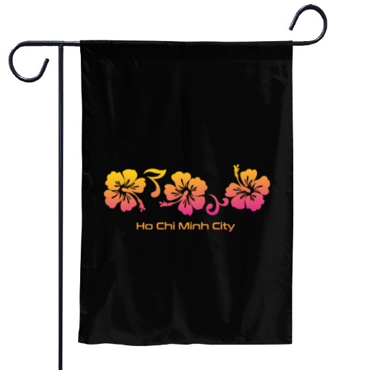 Ho Chi Minh City Vietnam Hibiscus Souvenir Garden Flags