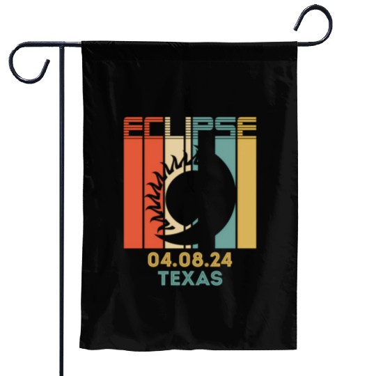 America Total Solar Eclipse 040824 Texas 2024 Garden Flags