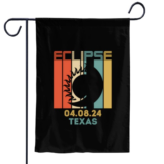 America Total Solar Eclipse 040824 Texas 2024 Garden Flags