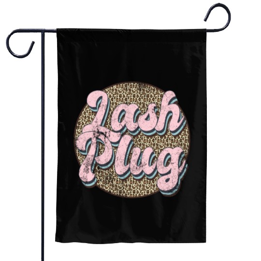 Lash Plug Lash Tech Lash Leopard Lash Garden Flags
