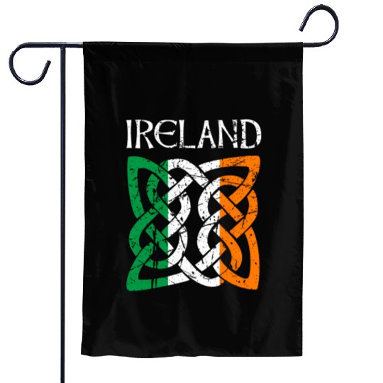 St Patric Day Celtic Knot Ireland Garden Flags