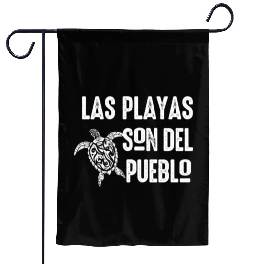Las Playas Son Del Pueblo Save The Beach Puerto Garden Flags