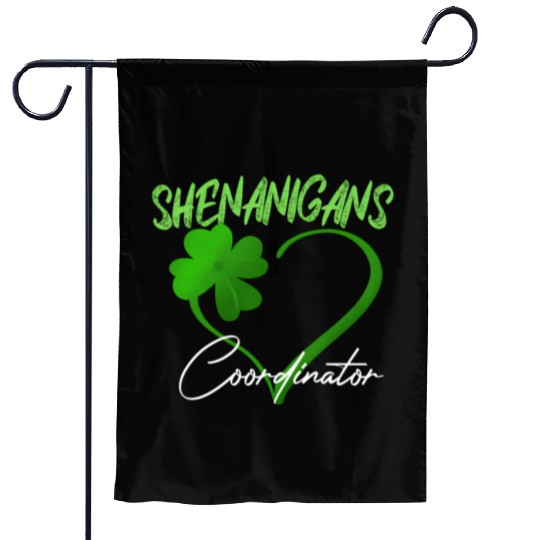 Shenanigans Coordinator Green He Shamrock St Garden Flags