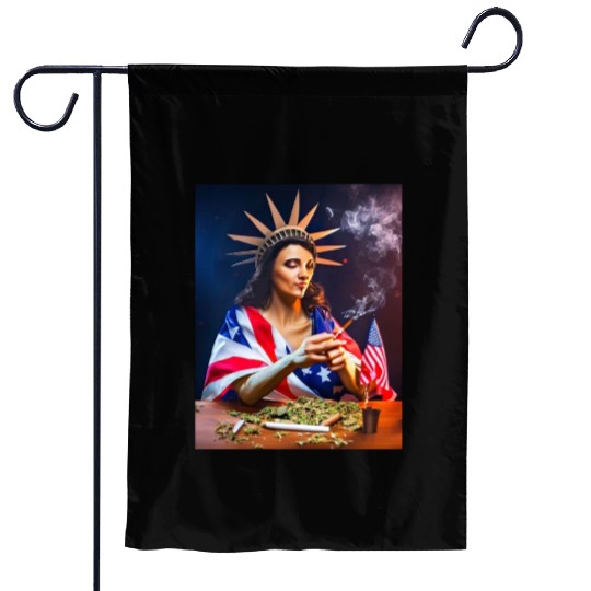 Mary Jane Liberty Garden Flags