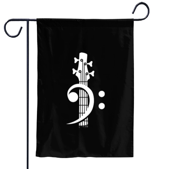 Music Lover Bass Guitar Garden Flags