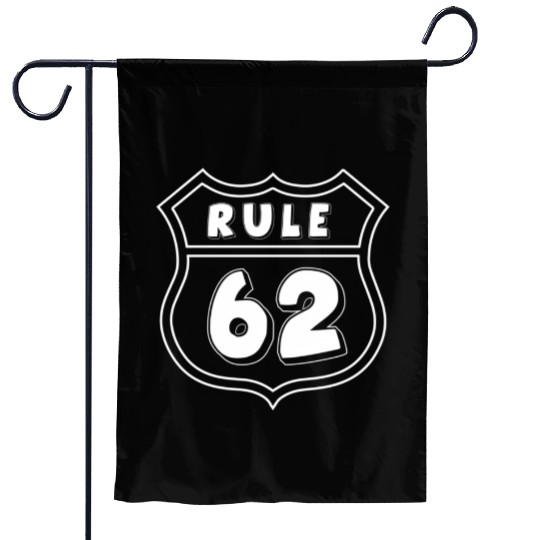Rule 62 Aa Na 12 Step Recovery Sobriety Garden Flags