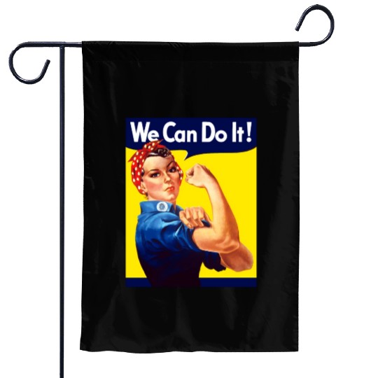 Rosie The Riveter We Can Do It Garden Flags