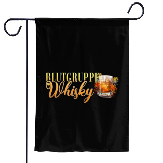 Blutgruppe Whisky Cocktail for Bartender Garden Flags