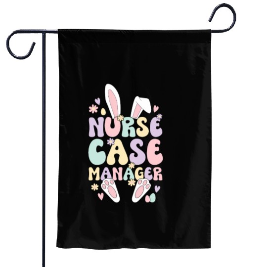 Nurse Case Ager Easter Bunny Case Aget Easter Garden Flags