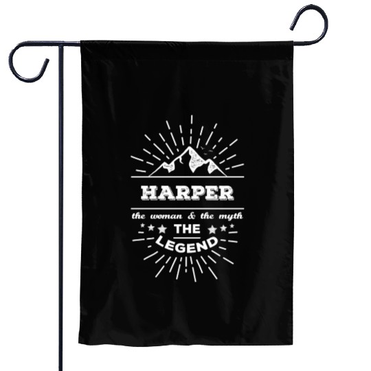 Harper The Woman The Myth The Legend Garden Flags