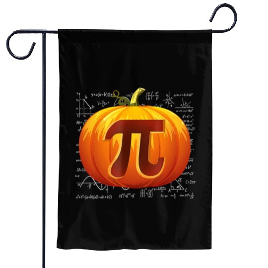 Pumpkin Pi Math Teacher Halloween Thanksgiving Garden Flags