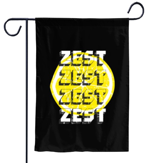 Lemon Zest Garden Flags