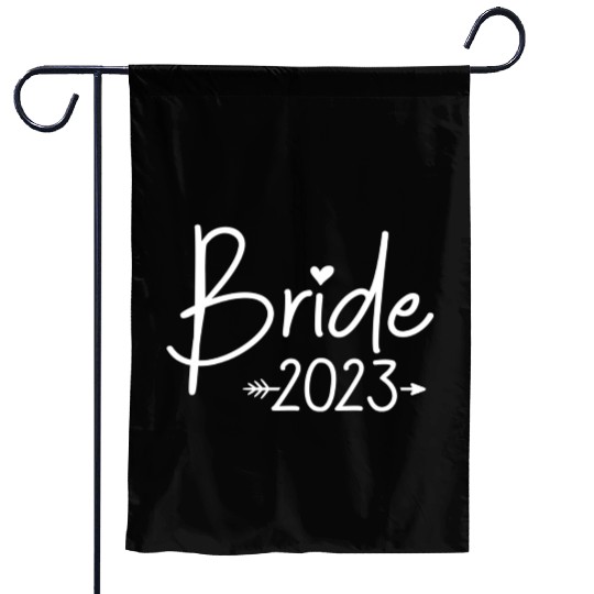 Bride 2023 For Wedding Or Bachelorette Garden Flags