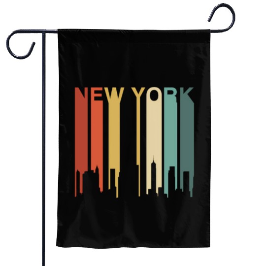 New York City Urban yline Nyc Ny Architect Garden Flags