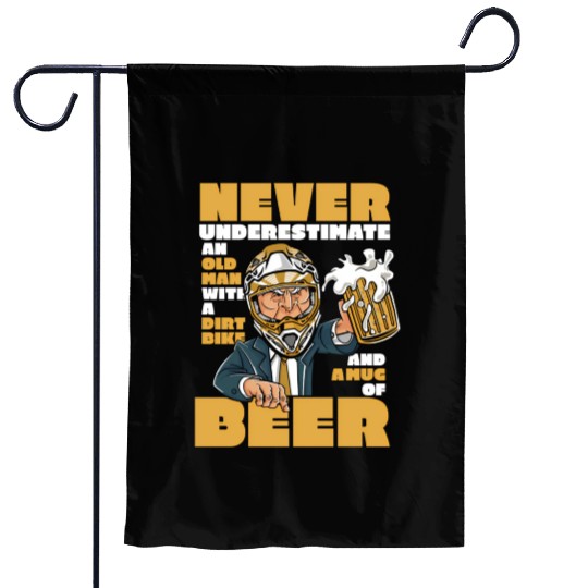 Supermoto Mx Motocross Bike Biker - Dirt Biking Garden Flags