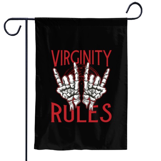 Virginity Rules Nerd Summer Camp Garden Flags