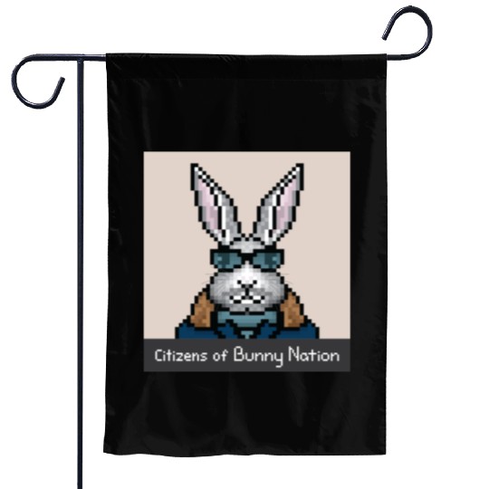 Citizens of Bunny Nation NFT #74 Artwork Garden Flags
