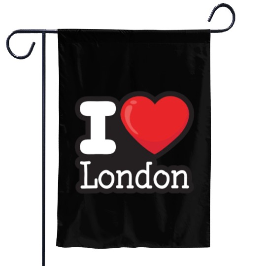 I love London Garden Flags