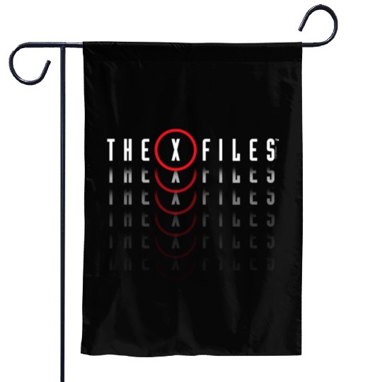 X-Files Repeating Logo Garden Flags