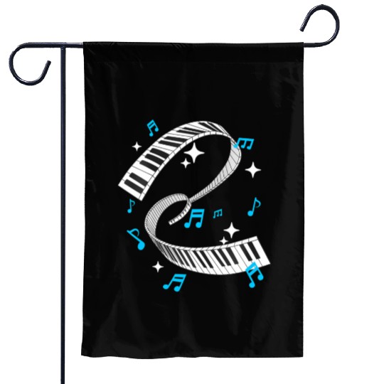Piano Player Product Piano Teacher Keyboard Notes Garden Flags