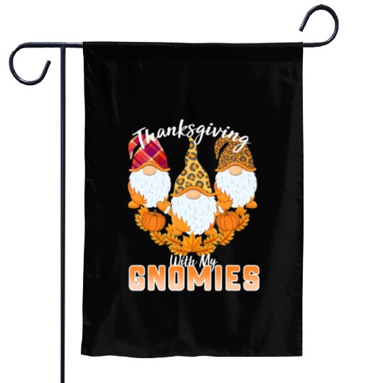 Happy Fall Y'all Gnome Autumn Pumpkin Spice Garden Flags