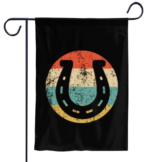 Horseshoe Style Lucky Garden Flags