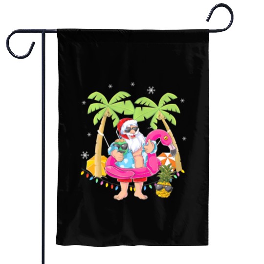 CHRISTMAS IN JULY Summer Xmas Decoration Garden Flags