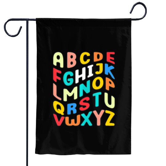 Hi Alphabet Back To School Pre K Kindergarten Garden Flags