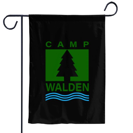 Camp Walden Pocket Summer Camp Garden Flags