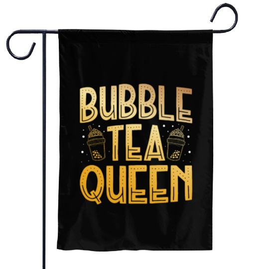 Bubble Tea Queen Boba Tea Drinker Korean Drink Garden Flags