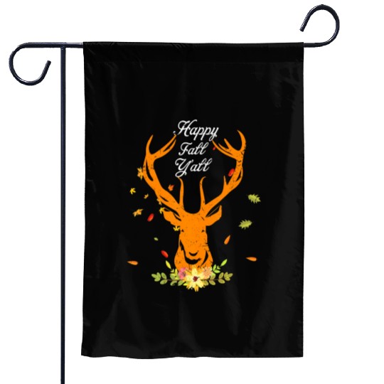 Hy Deer Fall Happy Fall Yall Autumn Leaves Garden Flags