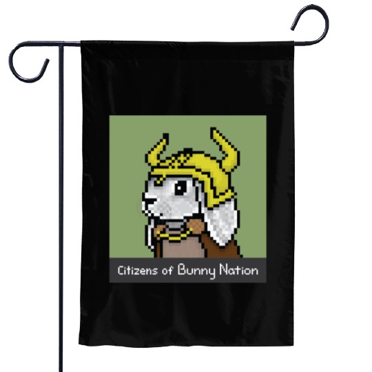 Citizens of Bunny Nation NFT #43 Artwork Garden Flags