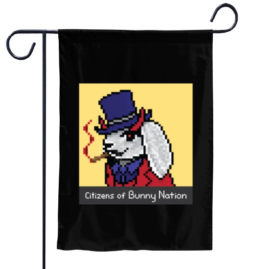 Citizens of Bunny Nation NFT #54 Artwork Garden Flags