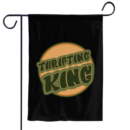 Thrifting King natural Garden Flags