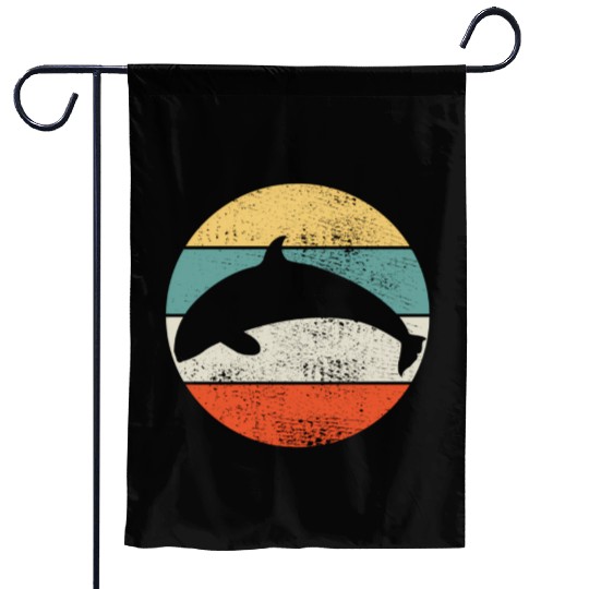 Orca Whale Garden Flags