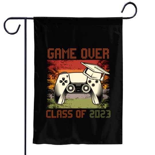 Game Over Class Of 2023 Senior 2023 School Garden Flags
