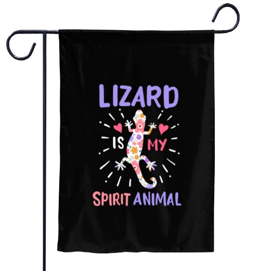 Lizard Reptile Herpetologist Lizard Lover Garden Flags