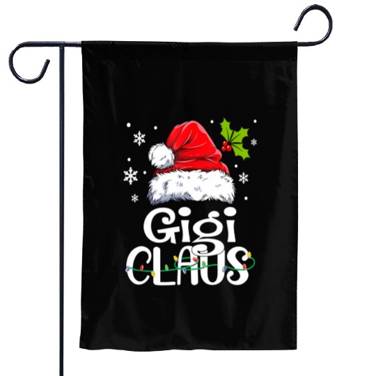 Gigi Claus Family Pj Garden Flags