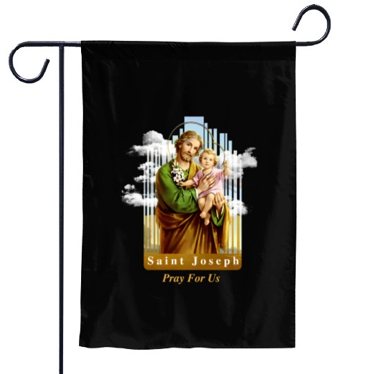 Saint Joseph Catholic Church St Joseph With Infant Garden Flags