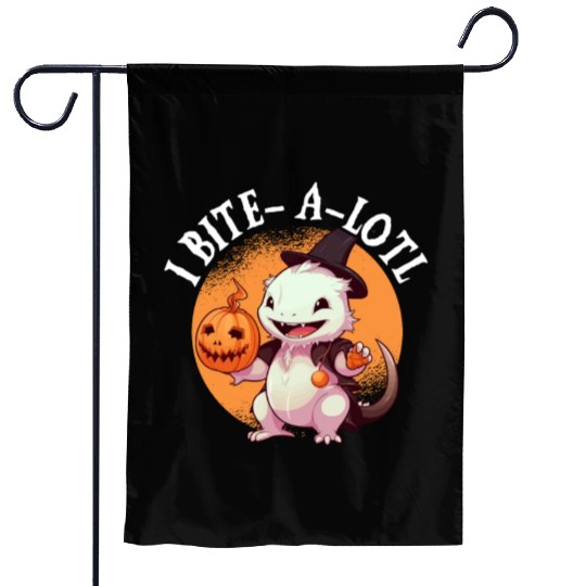 Axolotl Halloween Trick Or Treat Amphibian Axolotl Garden Flags