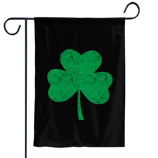 Huge Green St Patrick'S Shamrock Garden Flags