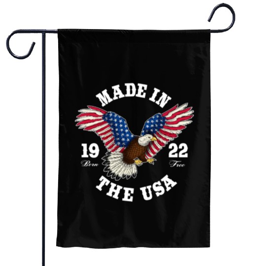 100 Year Old Patriotic Eagle Usa Flag 1922 Garden Flags