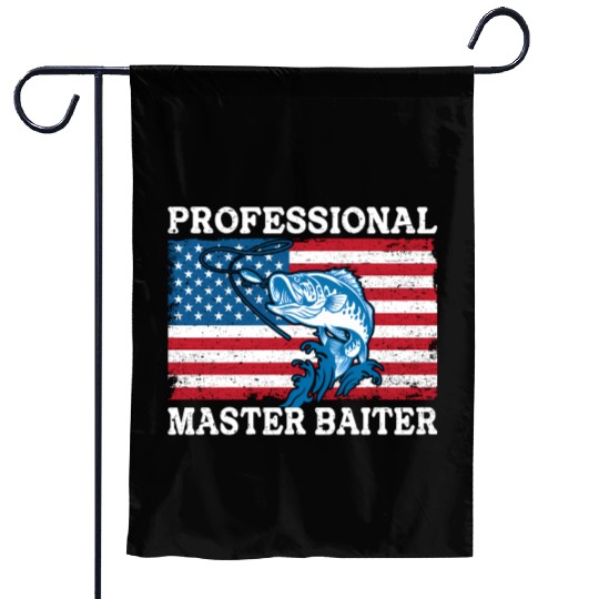 Professional Master Baiter Us American Flag Bass Garden Flags