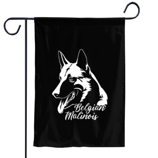 Belgian Malinois Garden Flags