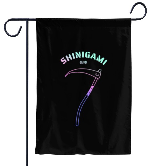 Shinigami scythe - god of death Garden Flags