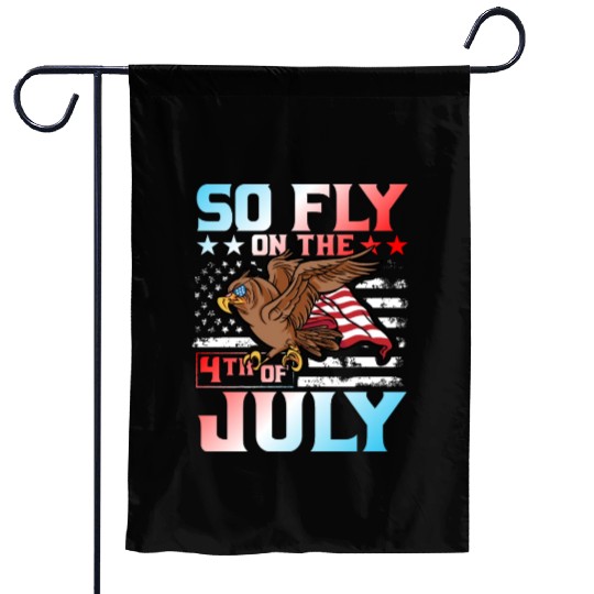 So fly on the 4th of July Garden Flags