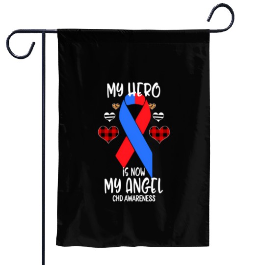 Chd Awareness Remembrance Hero Is Now My Angel Garden Flags